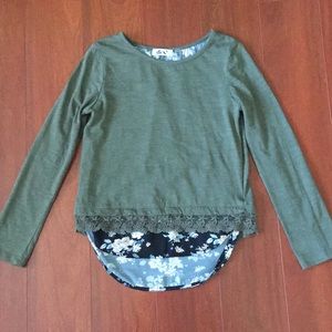 Girls over lap blouse by Dex